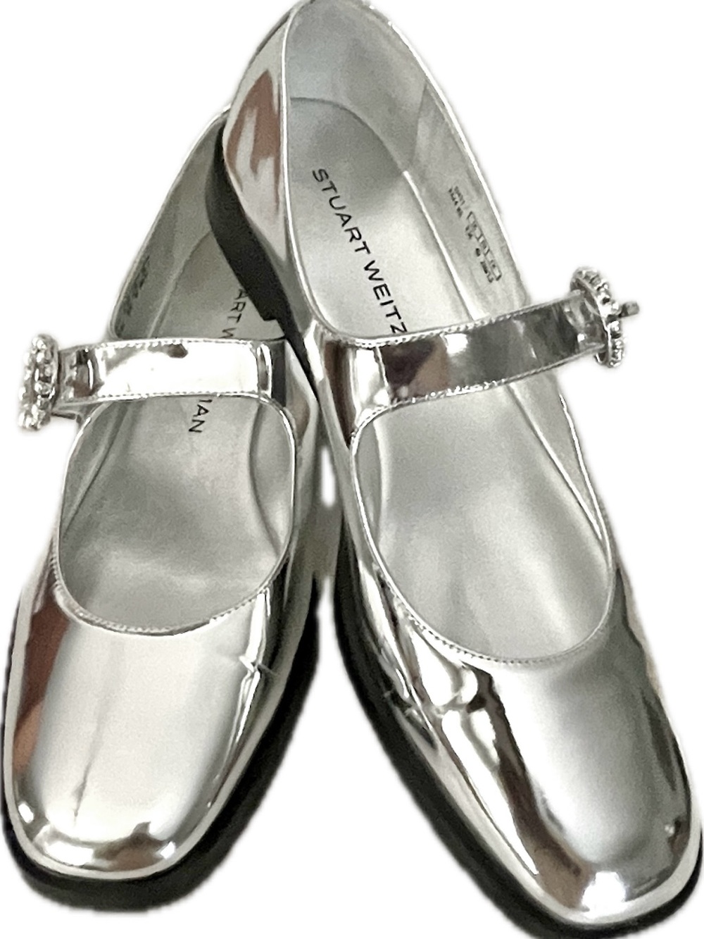 Stuart Weitzman Crystal Maryjane Flat